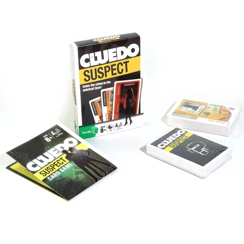 لعبة بطاقات Cluedo المشتبه بهم كل متعة Clue Clue Do Suspect Multiplayer Interactive Family Party Game Board Deck
