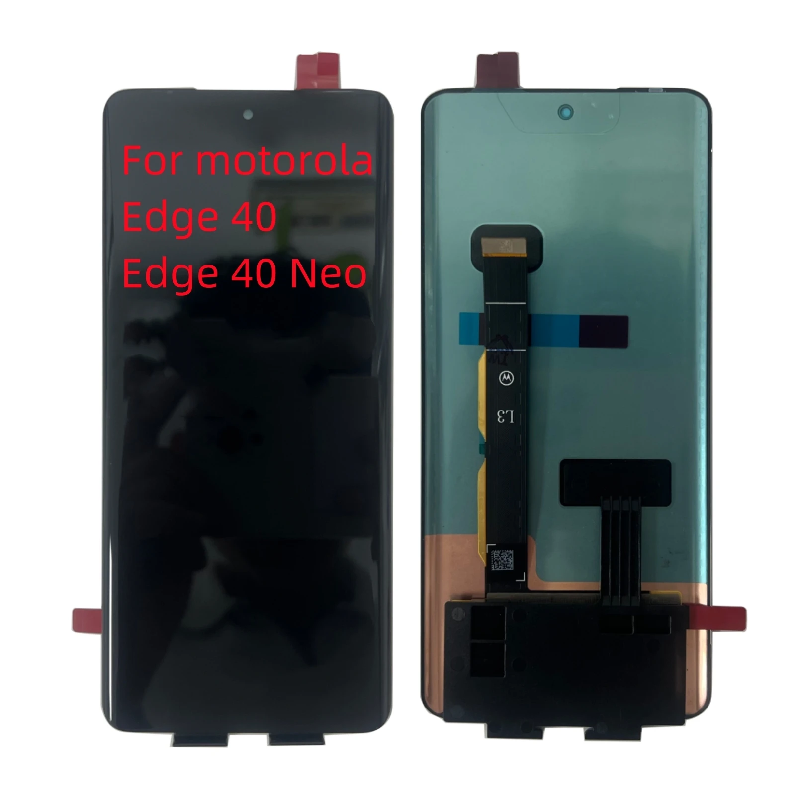 لموتورولا حافة 40 Neo LCD XT2307-1 عرض مجموعة المحولات الرقمية لشاشة تعمل بلمس ل Moto Edge40 LCD AAA الأصلي 6.55 ''AMOLED