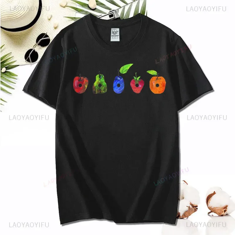 Eat The Rich Comfort T Shirt Hungry Caterpillar Cotton Tee Bookish Shirt Activist Shirt Kawaii Hunger Caterpillar Unisex T-shirt