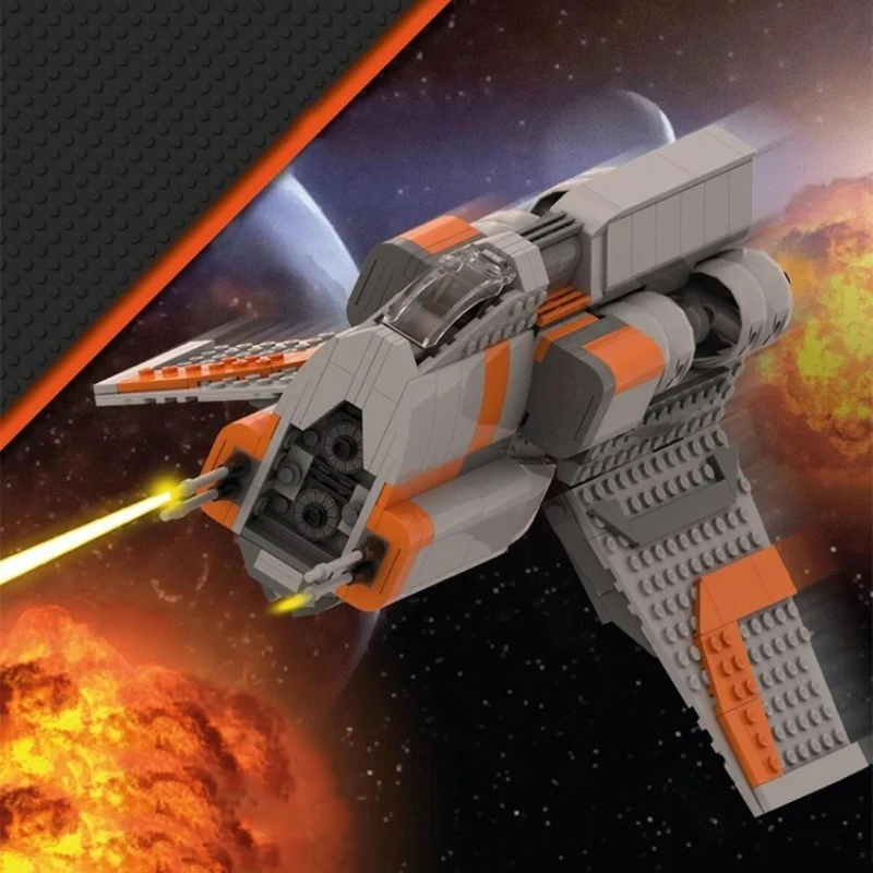 

529pcs MOC Rendaran-Class Assault Shuttle V2 Star Battle Building Blocks STEM Educational Christmas Toy Gift Birthday Creative