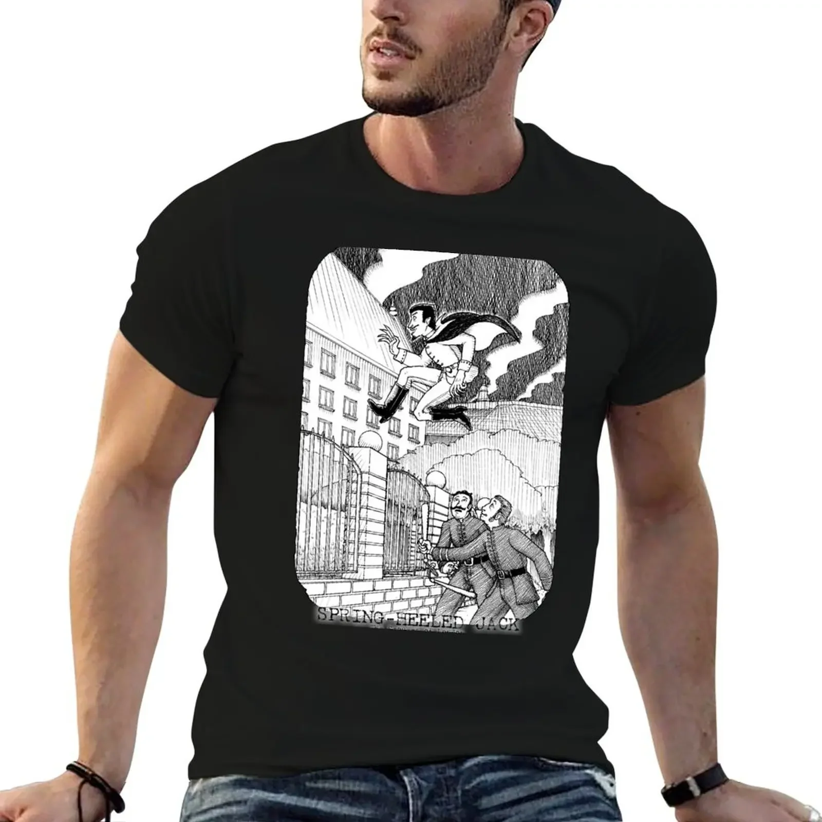 Spring-Heeled Jack T-Shirt graphic t shirts anime stuff anime black t shirts for men