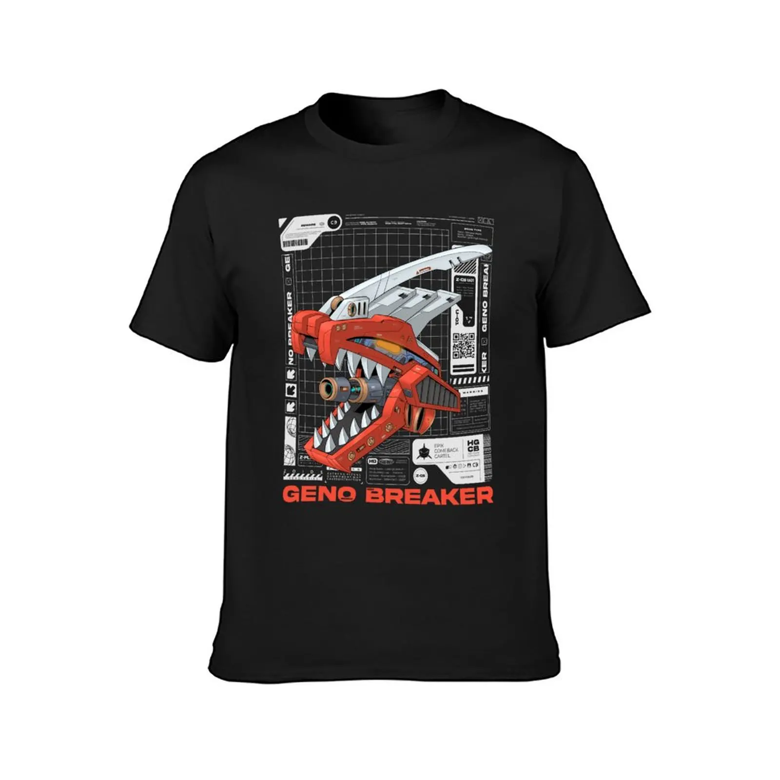 HS-Mech Zoids - Geno Breaker; Fanart/Fanmade with urban Graphic Design T-Shirt customs design your own tops anime T-shirt men