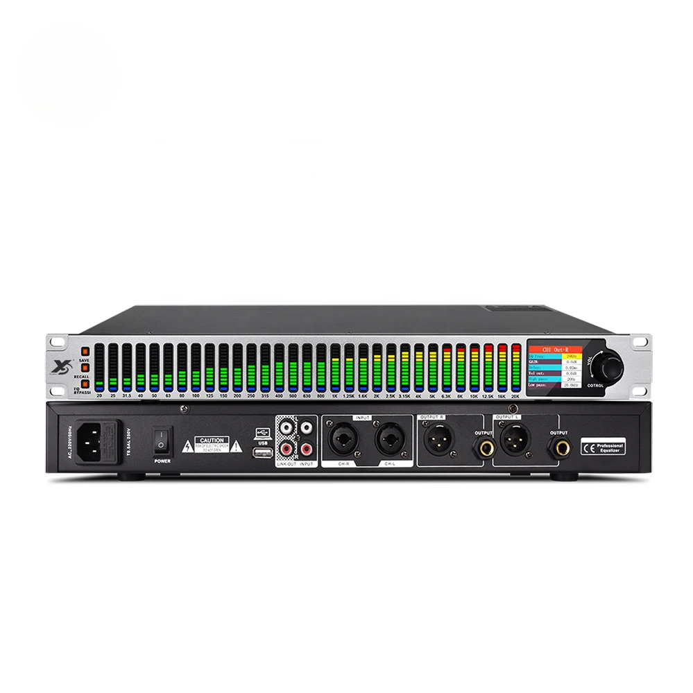 Für LED-Grafik-Equalizer 31-Band mit PC-Software Professional Audio Equalizer