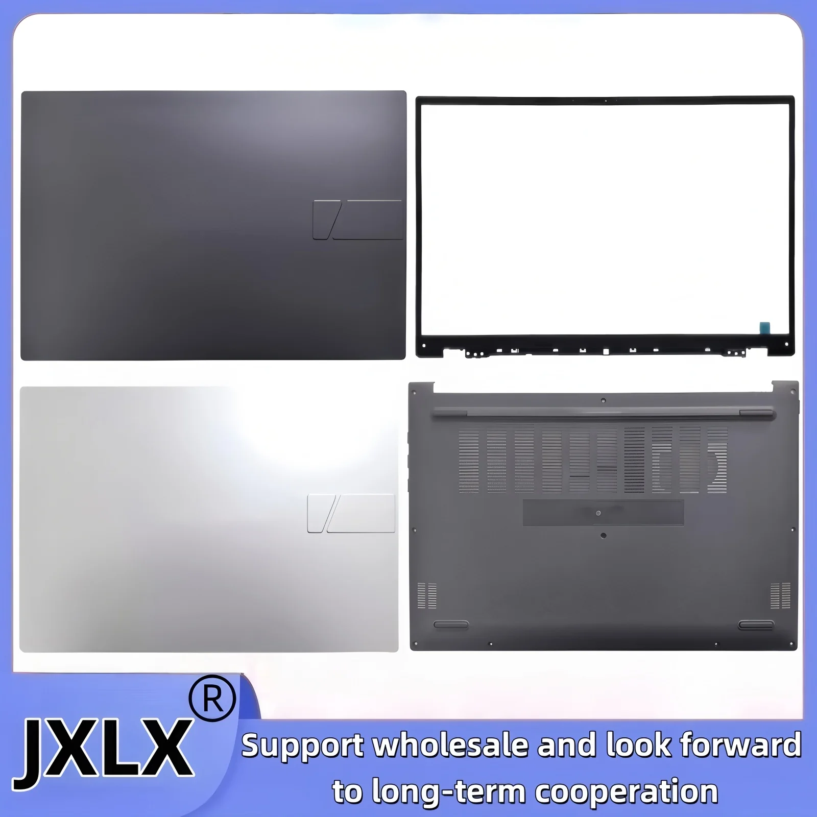 

JXLX® New for ASUS Vivobook 16 X1605 X1605V M1605 Laptop LCD Back Cover Top Case/LCD Bezel LCD Front Bezel cover/Bottom Base