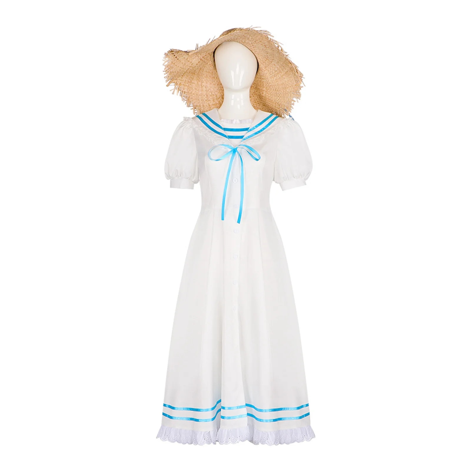 Costume de Cosplay Natsuzora Oke MiChihaya, Robe avec Chapeau, Tenue de Carnaval d'Halloween pour Femmes et Bol