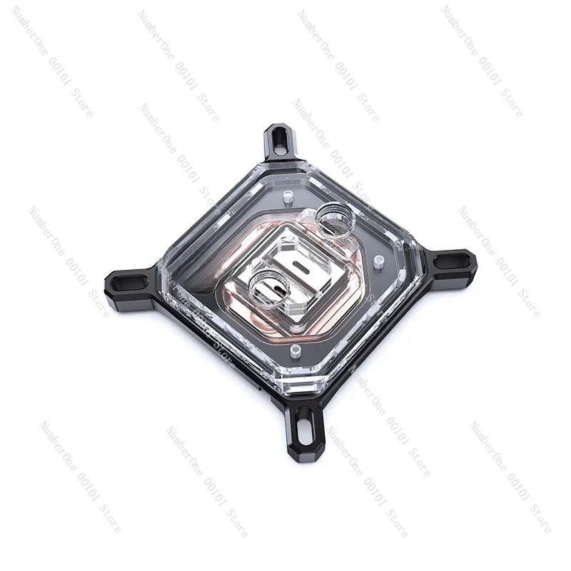 0.08mm Microchannel V3 CPU Water Block ARGB Copper Base for Intel LGA AMD AM4 AM5 Overclock Cooling