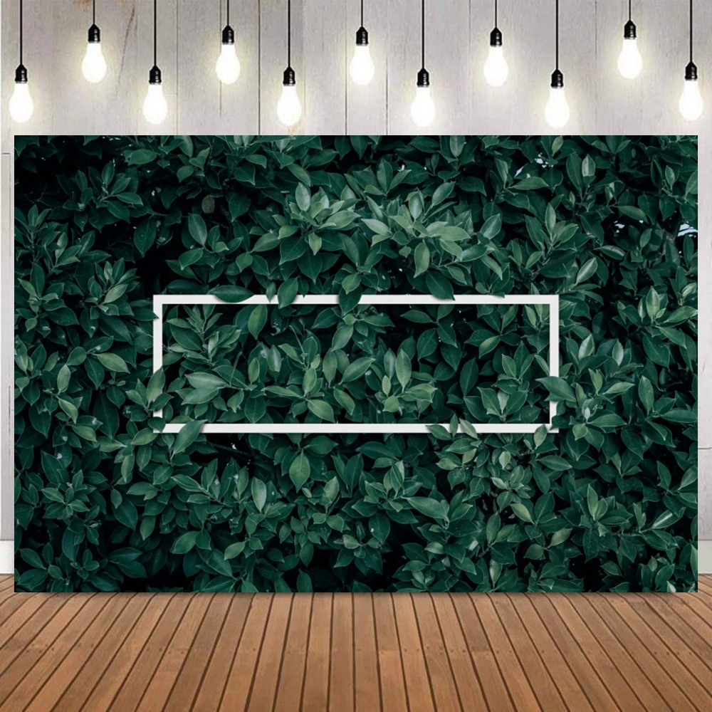 Tropical Plants Photo Backdrop Green Leaves Flamingo Summer Letter Elements Photography Background For Beach Party Decoration