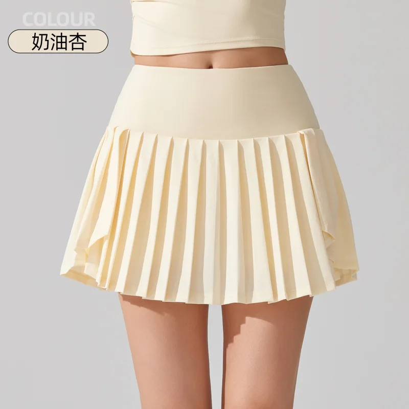 Pleated Tennis Skirt for Women with Pocket Shorts Women's High Waisted Lightweight Athletic Golf Skorts Skirts Flowy