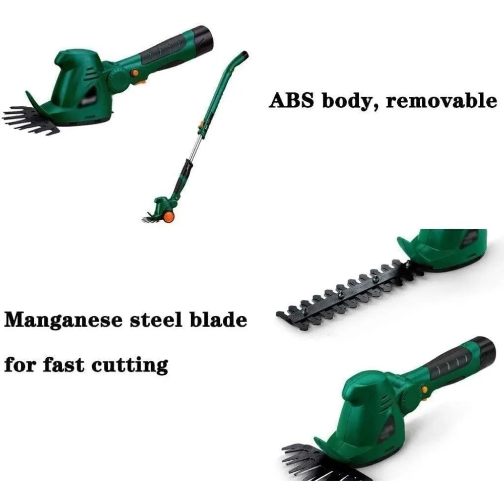 Cordless Electric Garden Trimmer and Multifunction Weeder for Lawn Care
