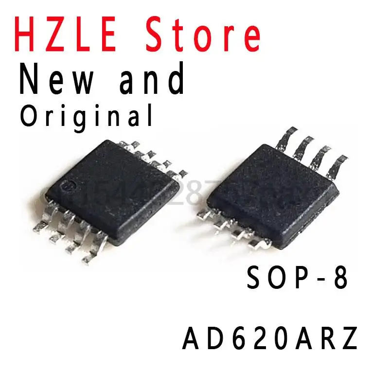 

10PCS New and Original AD620AR AD620A SOP-8 RONNY IC AD620ARZ