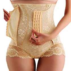 GUUDIA Shapewear Lace Jacquard Shaper Panties High Waist Tummy Control Briefs Seamless Butt Lifting Anti-slipe Shapewear Panti