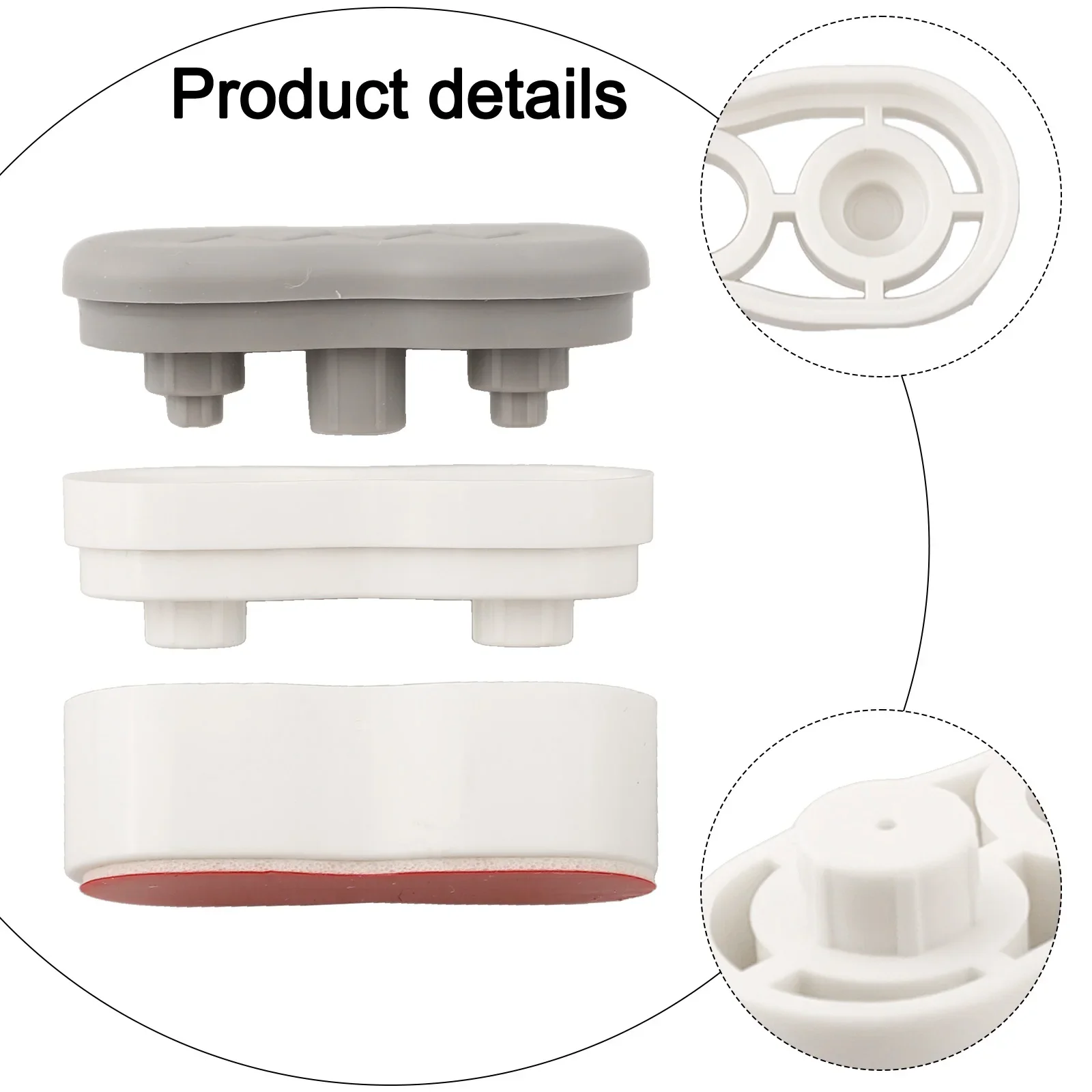 Customizable Height Toilet Risers Toilet Riser Adjustable Toilet Bumpers Bidet Height Pads Reliable Protection Longevity