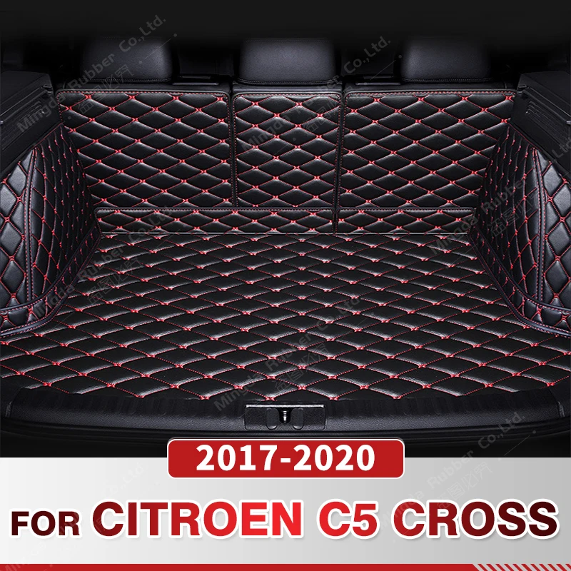 

Auto Full Coverage Trunk Mat For Citroen Citroen C5 CROSS 2017-2020 19 18 Car Boot Cover Pad Interior Protector Accessories