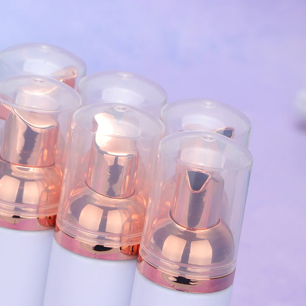 6 Stuks Pompfles 50Ml Draagbare Hervulbare Schuimende Fles Voor Reizen Badkamer Shampoo Body Wash Dispenser