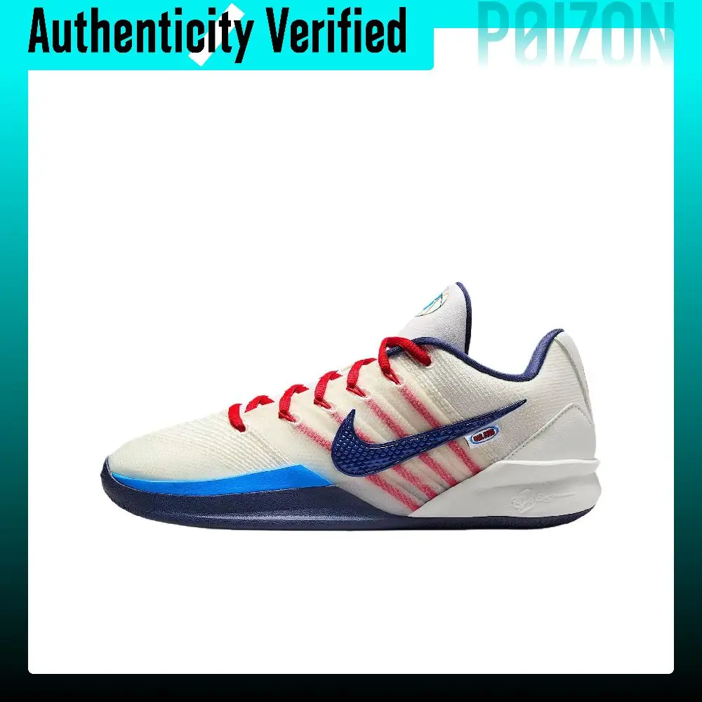 Nike Sabrina 3 Support Rebound Grip Basketball Shoes Unisex White Blue Red IH1125-100
