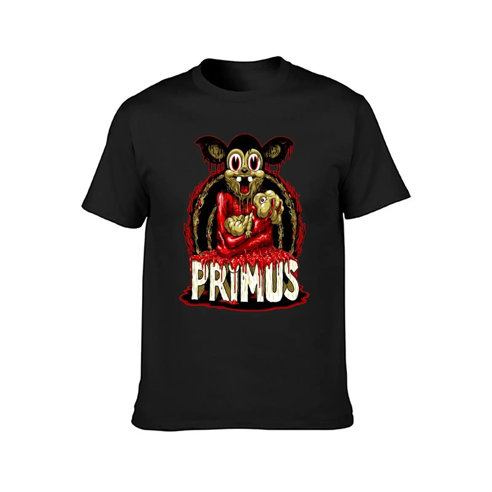 primus band music wallpaper 90col T-shirt blanks heavyweights blacks animal prinfor boys mens workout shirts image 2