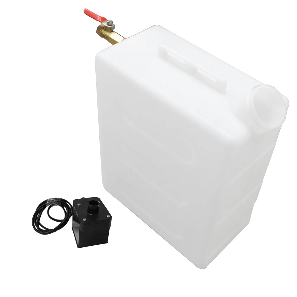 TUXING Water Tank 5L Cooling Liquid Storage Container With Fixed Drain Cock Water Spout for PCP Compressor TXEDT032