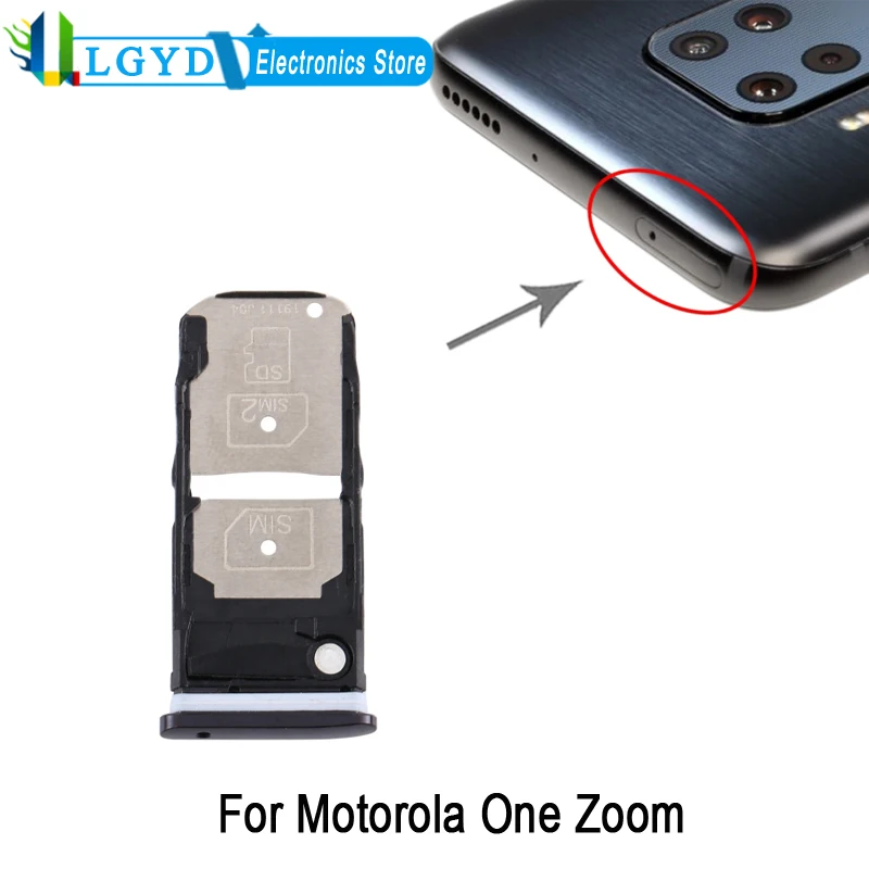 درج بطاقة SIM لـ Motorola One Zoom ، استبدال SIM ، درج بطاقة SD الصغيرة