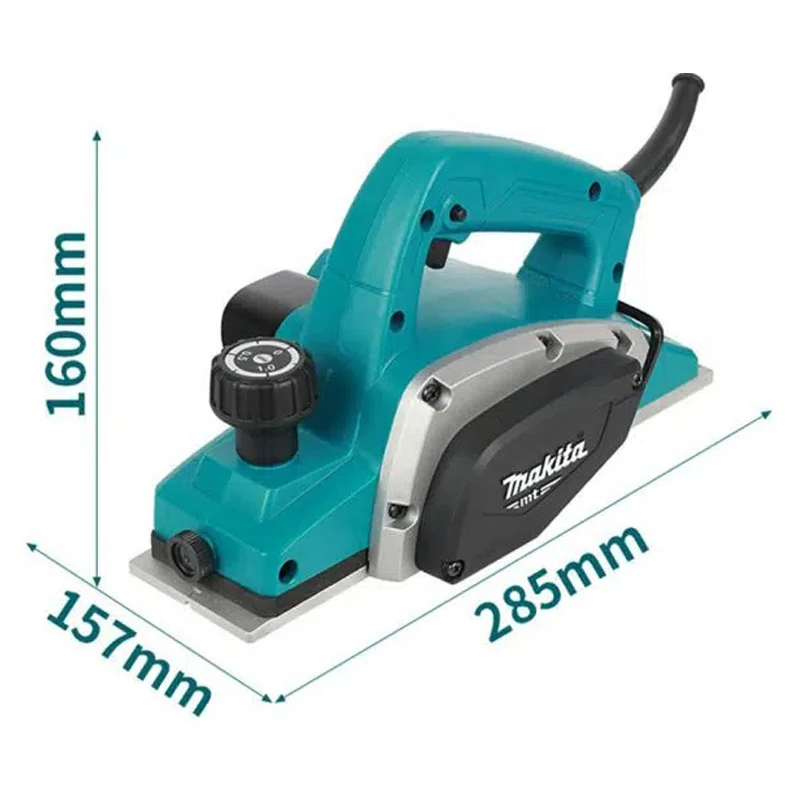 Imagem -02 - Makita-plaina Elétrica Portátil para Trabalhar Madeira Alta Potência Multifuncional Doméstica 82 mm 31 220v 500w 16.000 Rpm M1902b