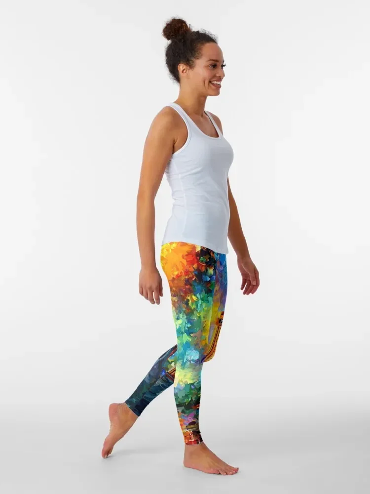 Mysterious Man at beautiful Rainbow Place Leggings jogging pants Women's tights sporty woman gym Legging sport Womens Leggings