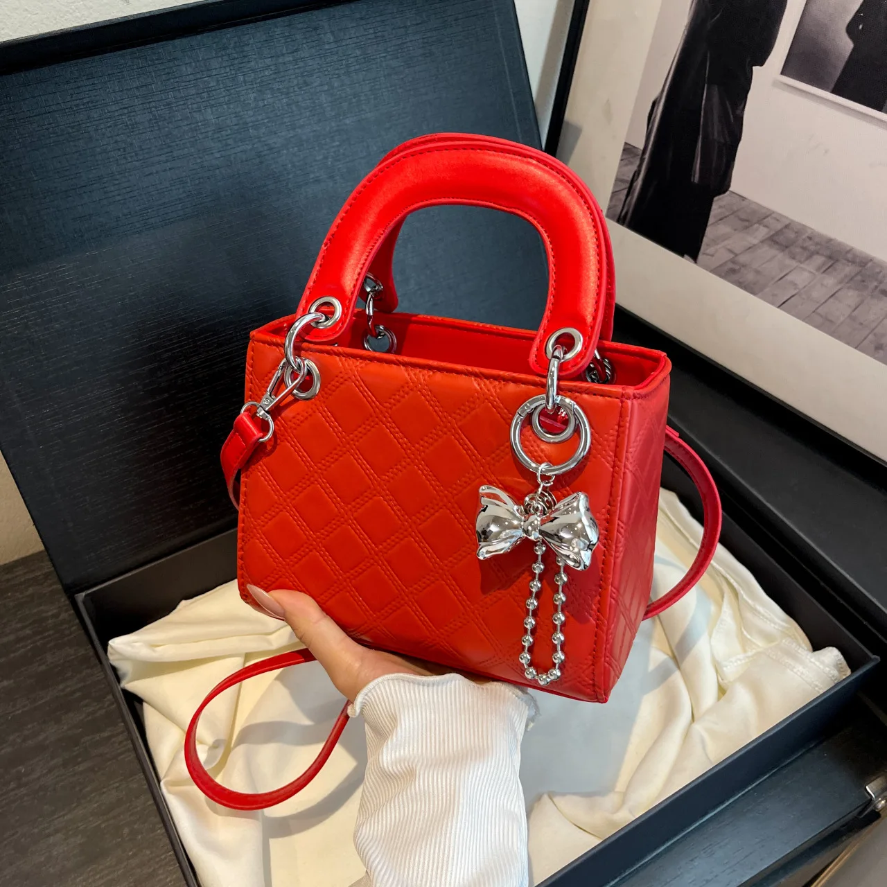 

Роскошная женская сумка через плечо 1920, винтажный кошелек с регулируемым ремешком, многофункциональный повседневный покупатель для офиса