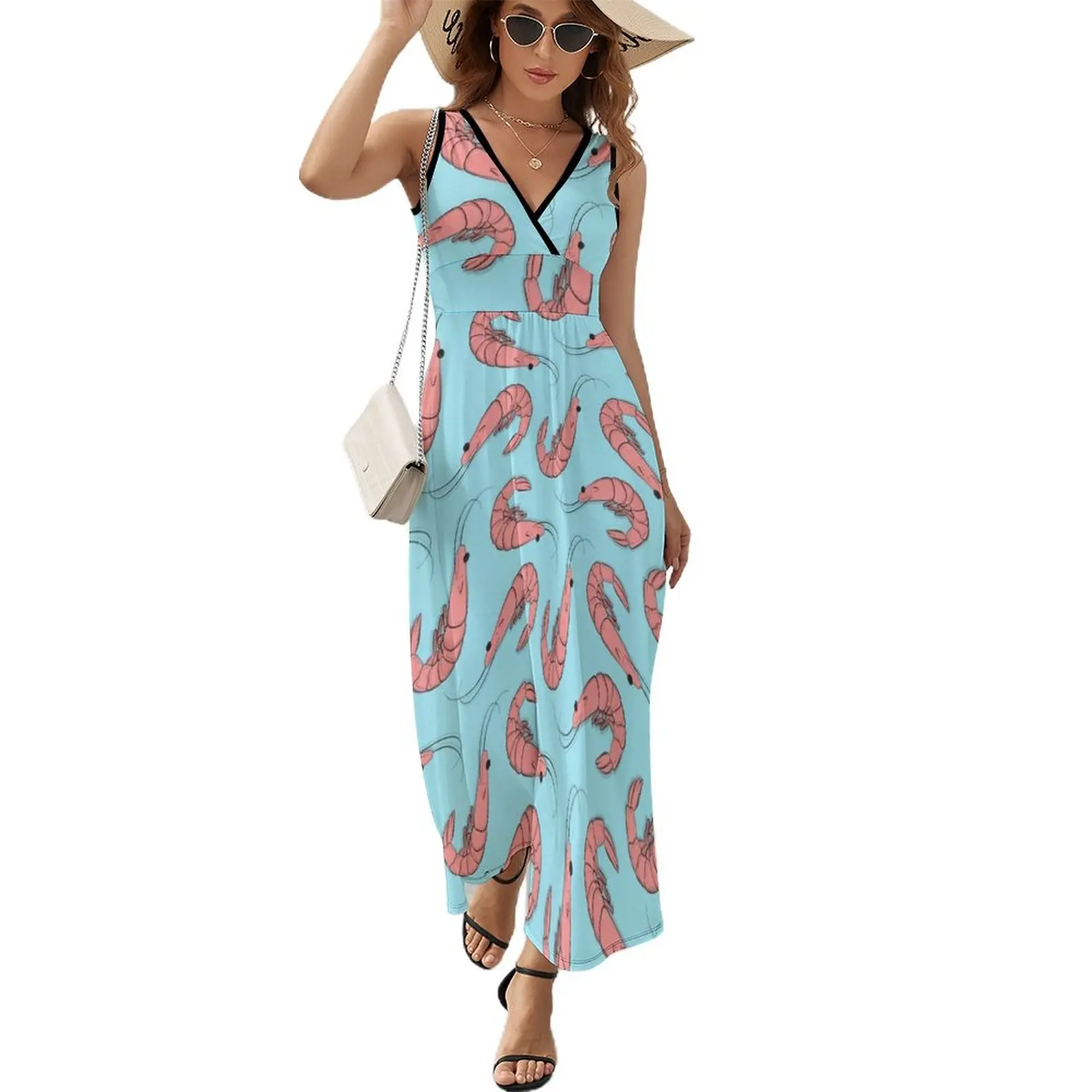 

Shrimps Sleeveless Dress women's summer clothing 2024 Women's evening dress