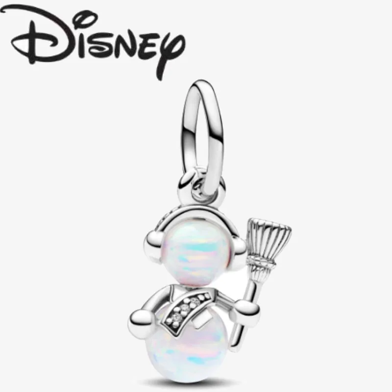 Disney 2024 new fashion creative tulip pendant suitable for Pandora original bracelet accessories High glamour jewelry wholesale