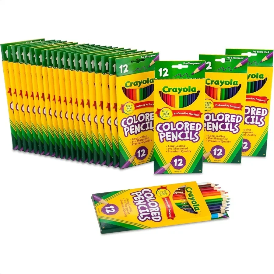 

Crayola Bulk Colored Pencils for 24pk ential Back to School plies For Teachers Bulk Preschool Kindergarten Classroom Must Haves