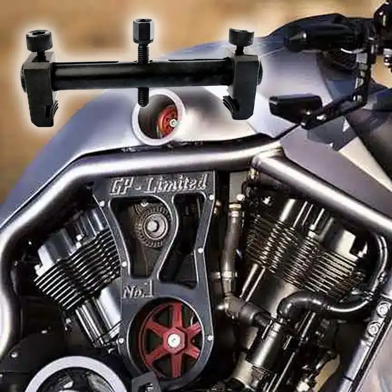 Extrator universal para polia de acionamento com nervuras Kit removedor de virabrequim Chave Allen Hex Ferramenta de reparo do carro