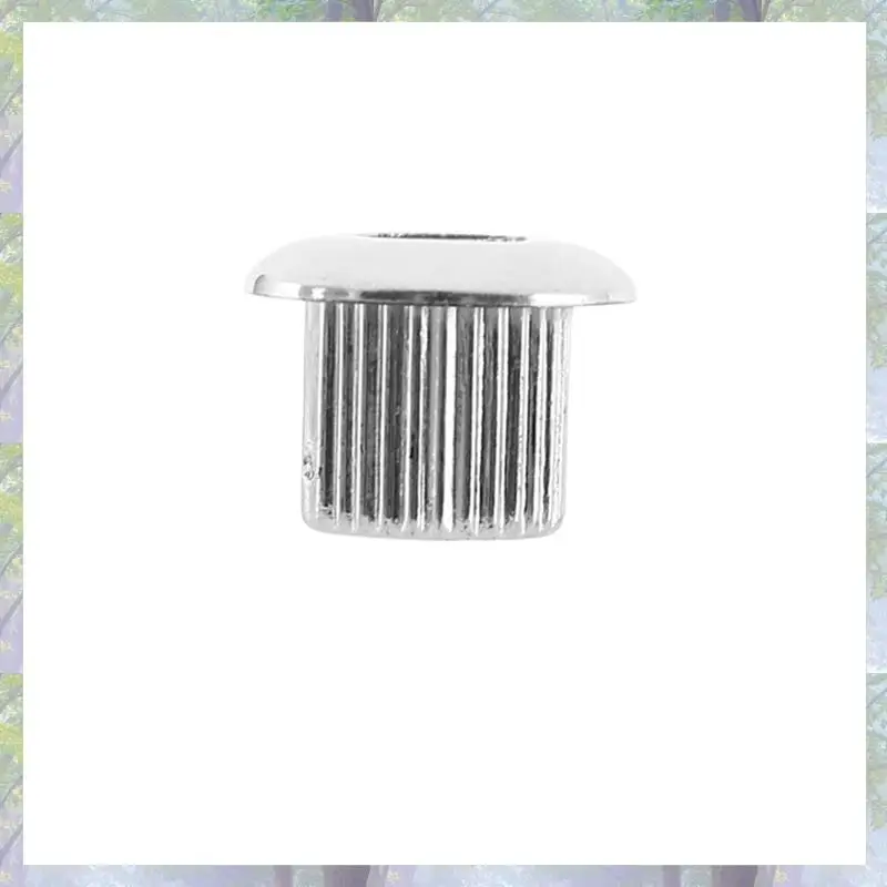 24X موالف الجيتار تحويل البطانات محول الحلقات النيكل تصفيح مع قذيفة بلاستيكية لطيفة لثقوب Peghead 10 مللي متر