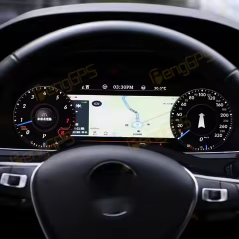 LCD Dash Board Screen For Volkswagen Golf 7 Android Radio 2013 - 2020 Car Multimedia Player Autoradio PX6 GPS Navi Unit Audio BT