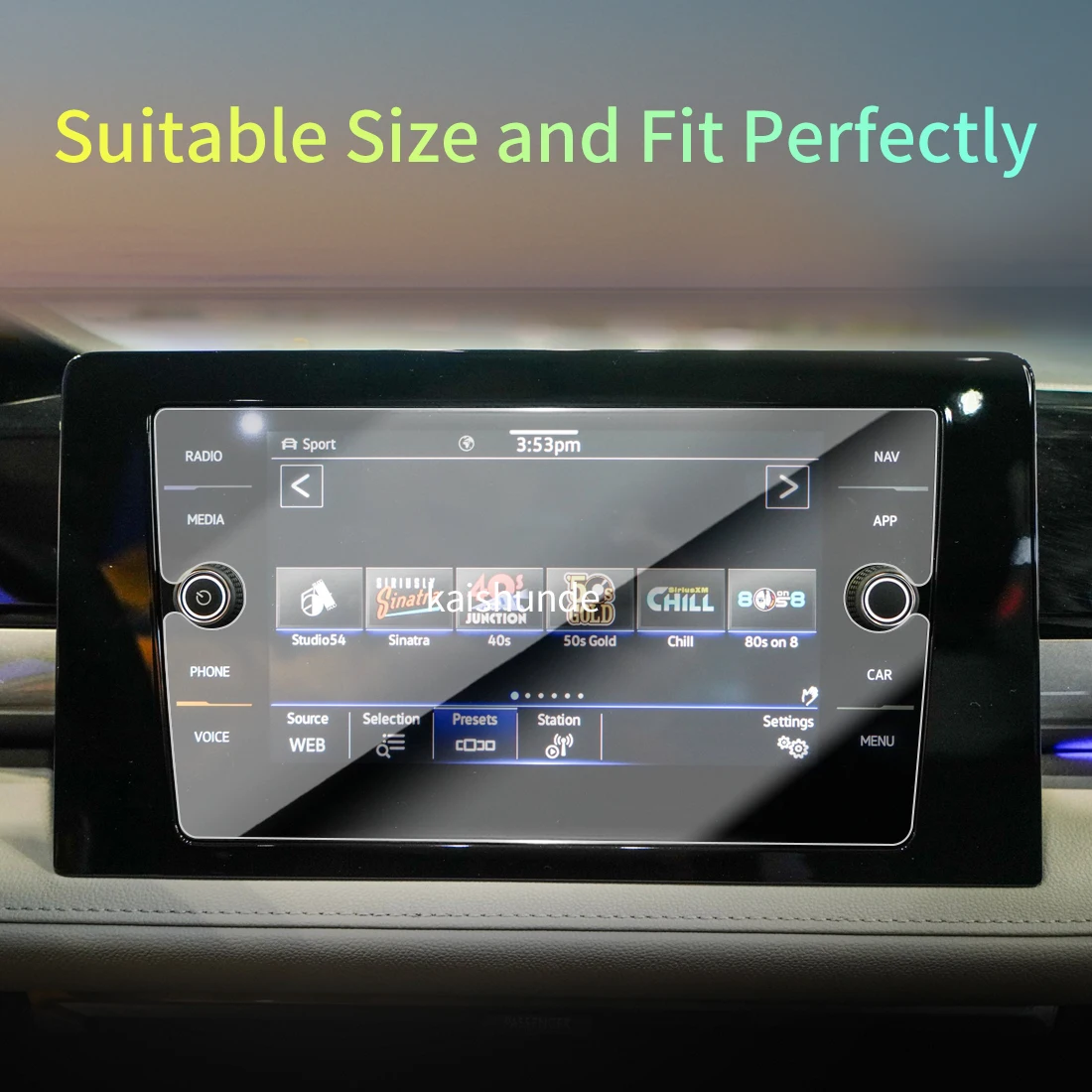Car Stickers Meters Protector For 26 VW Taos Tempered Glass Protective Film Display Navigation Vehicle