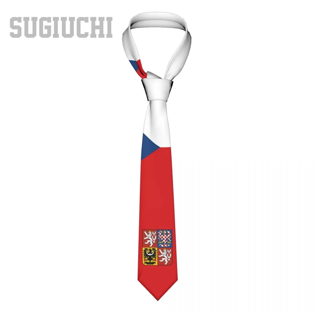 Czech Republic Flag Emblem Men Women Neck Ties Casual Plaid Tie Suits Slim Wedding Party Business Necktie Gravatas