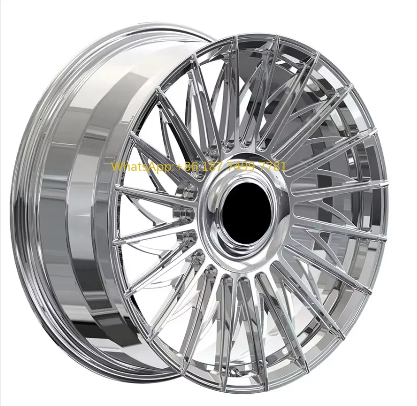 

Multi Spokes Polished Passenger Car Wheels 18 19 20 21 22 23 Inch Forged Alloy Rims for . E-Class . A3 Q5 Q7