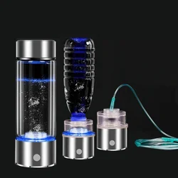 Waterstoffles 420 ml Japanse Titanium Kwaliteit Waterstofrijke Water Cup Ionisator Maker/Generator Super Antioxidanten ORP