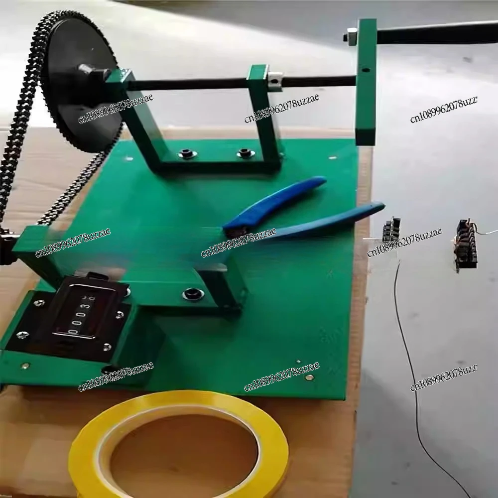 Winding Machine Electronic Transformer Hand Crank Machine Automatic Counting Steel Strip Wire Transformer Hand Crank Machine