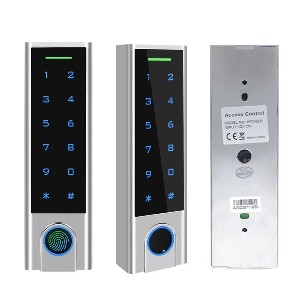 Smart Bluetooth TTLock App IP66 Waterproof Access Controller Passcode RFID 13.56MHz Card for Electric Door Lock System