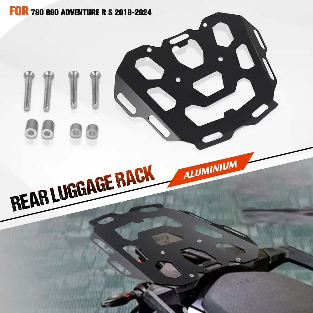 Gepäckträgerplatte FÜR 790 ADVENTURE R S 2019 2020 2021 Vergrößerter Gepäckträger 790ADVENTURE Satteltaschenhalterung