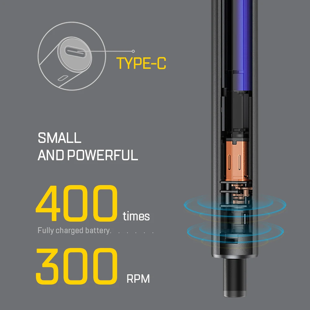 6 in 1 Screwdriver Sets Precision Electric Power Tools Rechargeable Magnetic Mini Small Bits for Xiaomi Mobile Cell Phone Repair