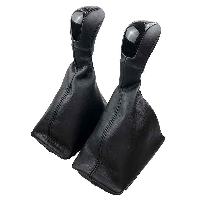 Picture 3: 6 Speed Car Gear Shift Knob Shifter Gaitor Boot Case For Mercedes Benz E Class W211 S211 2002 2003 2004 2005 2006 2007 2008 2009
