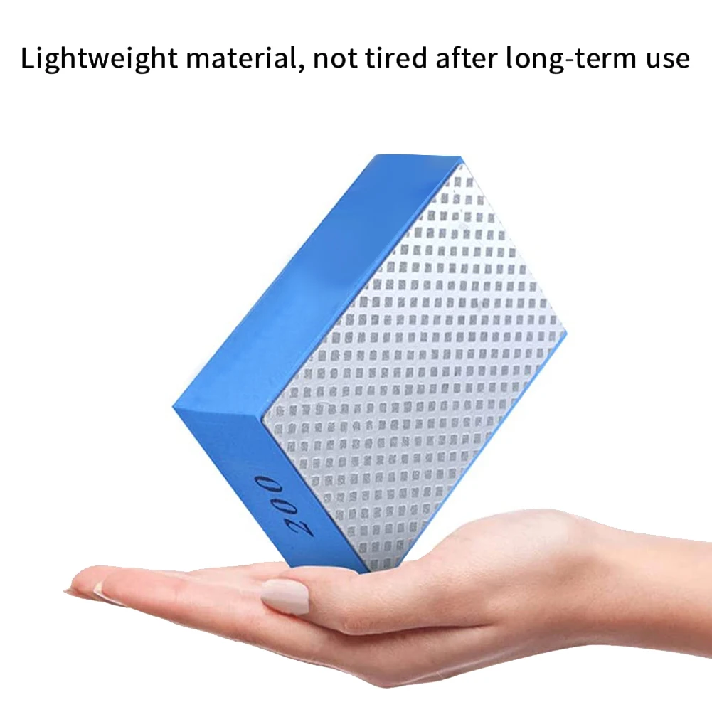 AT43-4 Pcs Diamond Hand Polishing Pads For Sanding Polishing Grinding Block 60,100,200,400