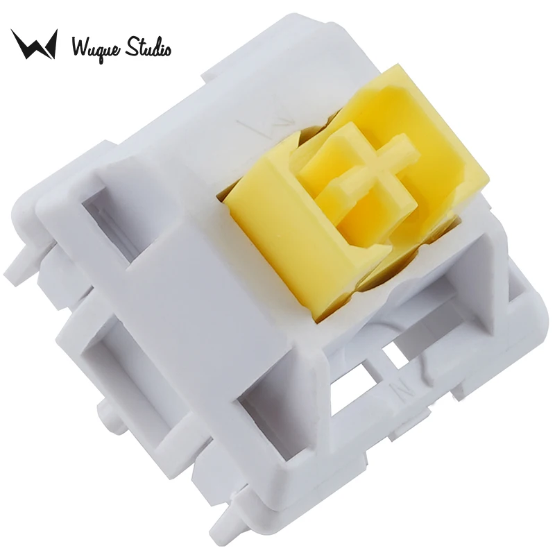 

Wuquestudio WS Switch Yellow Linear Switch POM Stem Nylon Housing 5pin PCB Mount For Mechanical Keyboard