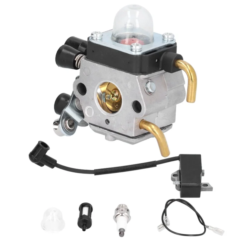 Carburetor Ignition Coil Sparking Plug Set For STIHL FS75 FS80 FS85 FC85 HT70 HS75 HS80