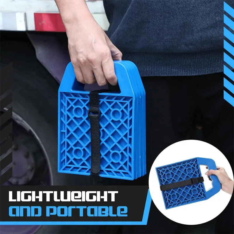 RV Jack Pad Prevent Jacks Sinking Anti Slip Weather Proof Leveling Stabilizing Jack Block Pad for Camper Caravan Trailer