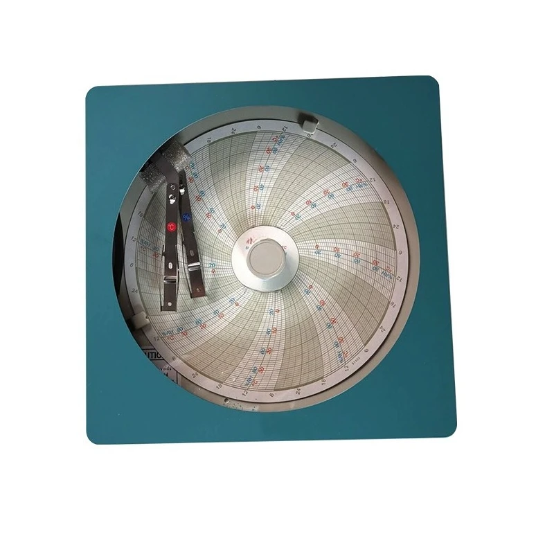 Disc with paper scribing temperature and humidity recorder KC10GW green/containing 30 sheets of 1A11CE paper