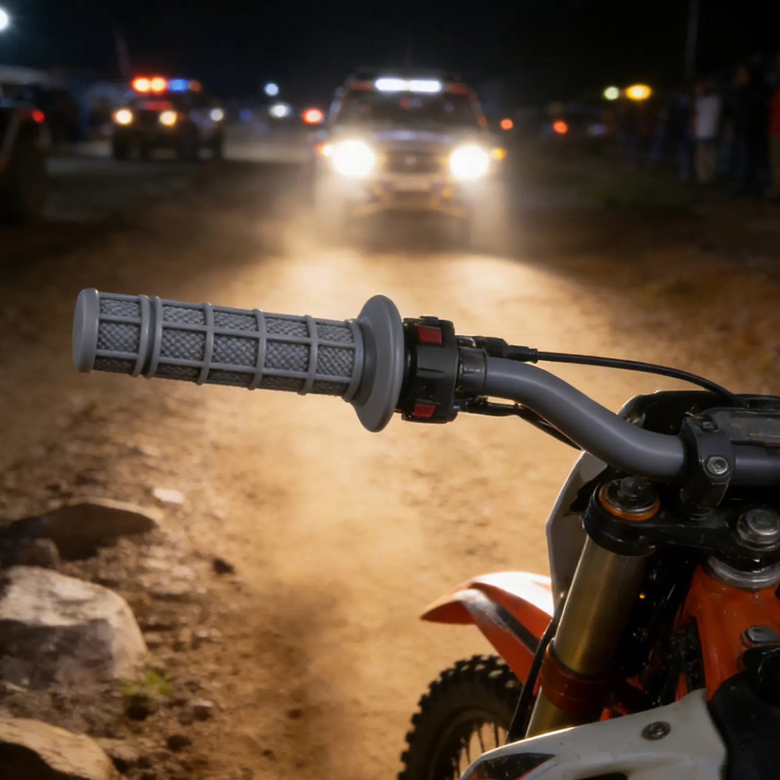 

4Pcs 22Mm Motorcycle Handlebar Grips Nonslip Textured Comfort Grip Covers for Atv Dirt Bike Motorbike Scooter Long Ride Daily