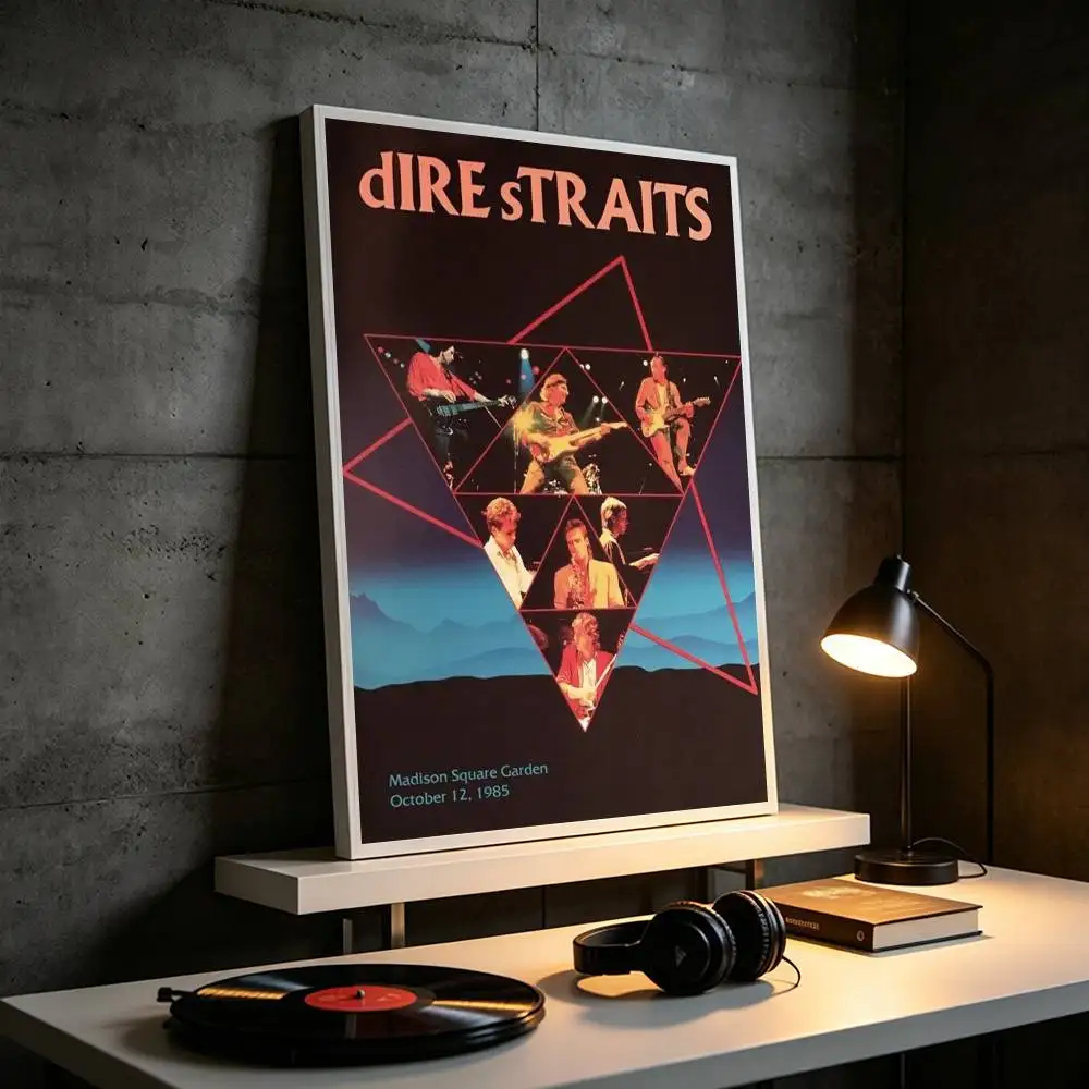 Singer D-Dire S-Straits Rock Band  Poster High Quality Dorm Living Room Aesthetic Wall Decoration Painting Stickers Gift