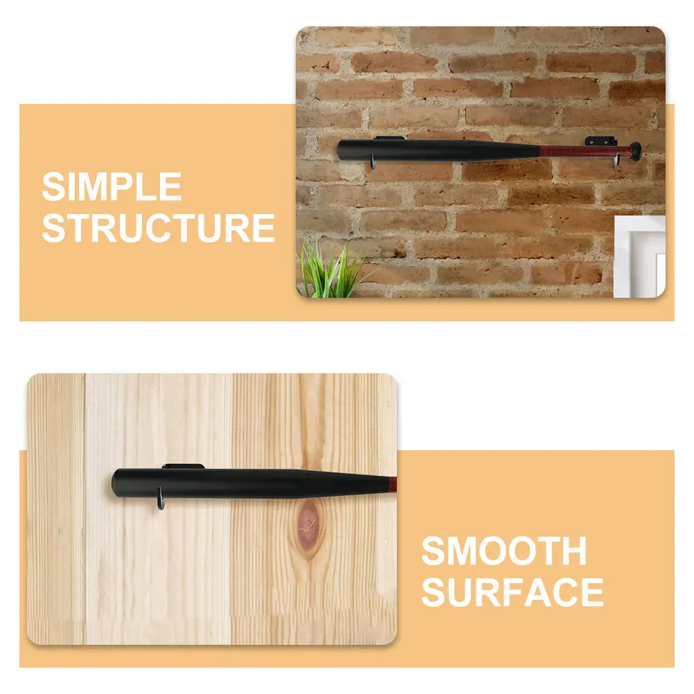 

4 Pairs Baseball Bat Stand Hanger Accessories Display Ornament Softball Acrylic Mounted Holders Storage Rack