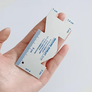 1/2 PCs Präzisionsnähungsmessung Quilt Lineal Modell Modell Nähen Lineal DIY Setzen Sie Handwerkszubehör -Tools ein 8 Hauptverkaufsmodellierung - №7