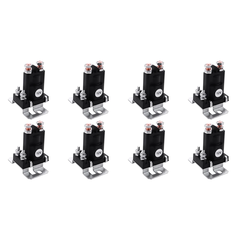 

8X Dual Battery Isolator Relay Start On/Off 4 Pin 500A 12V For Car Power Switch